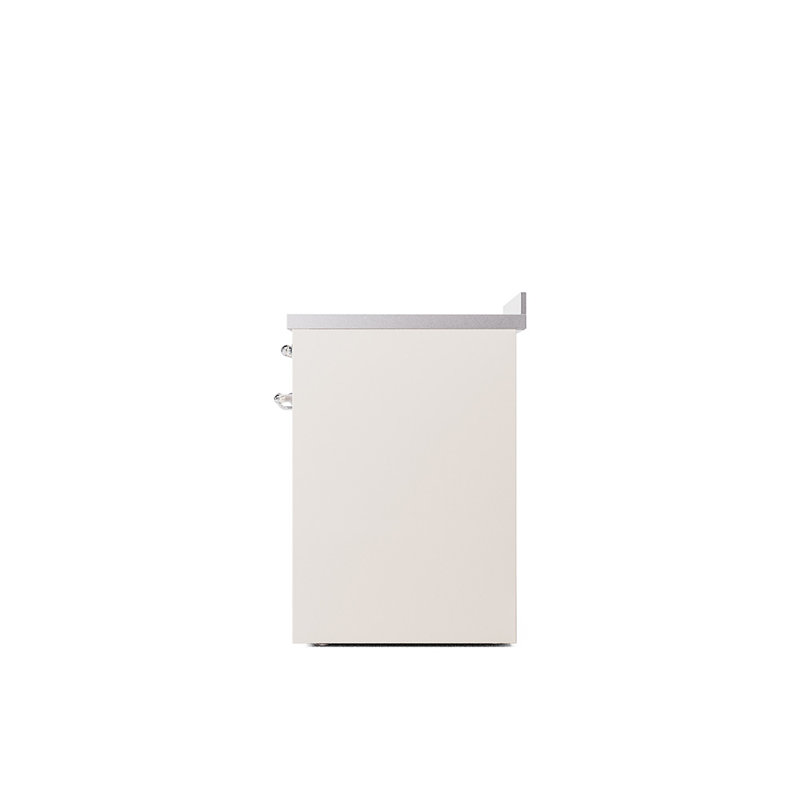 ILVE Nostalgie II 30 in Induction Range, Antique White/Chrome