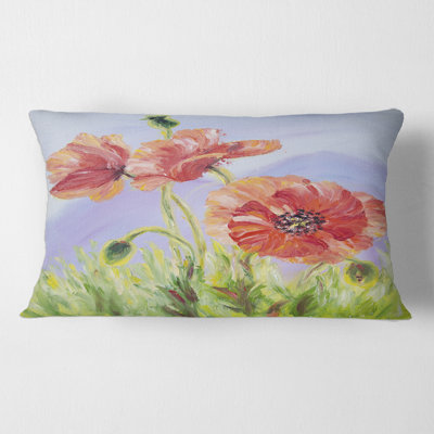 Floral Throw Pillow