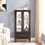 Armoire vitrée avec porte vitrée et porte vitrée-113183188
