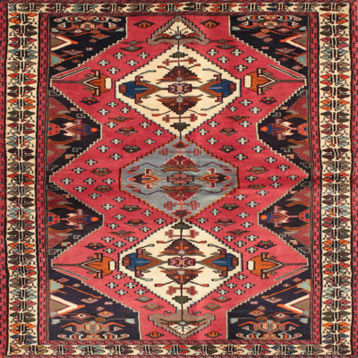Tapis oriental rouge / noir Kerio