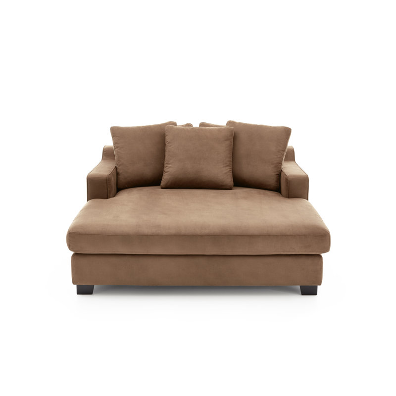 Marcy 2 Seater Loveseat, Brown