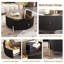 Table basse moderne avec 2 grands tiroirs de rangement Modern
