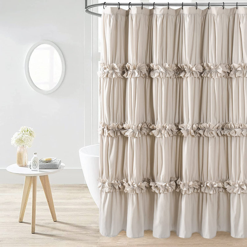 Rideau de douche Camel Ruffle