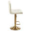 Tricia Swivel Upholstered Adjustable Height Counter Stool with Metal Frame-1151901658