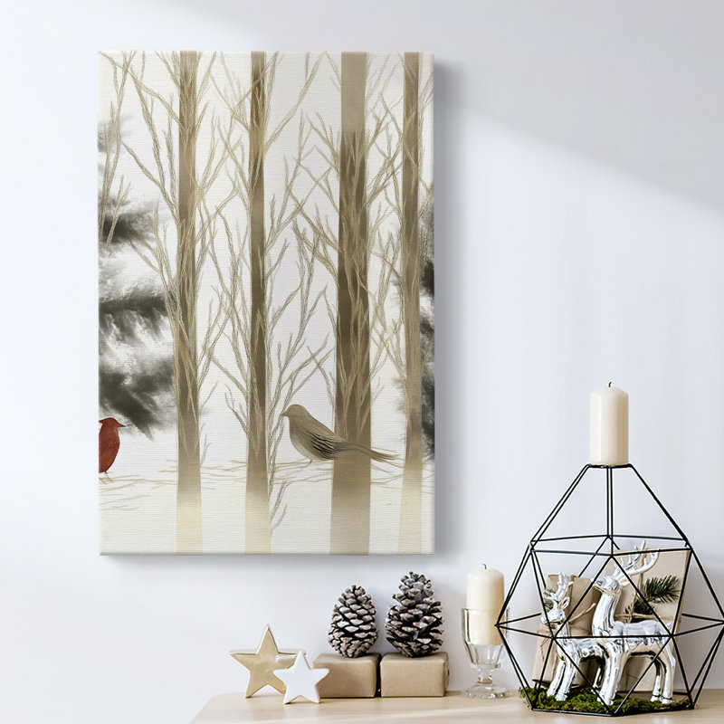 Art des Fêtes de Noël - Toile tendue avec châssis CCVIV, H 18 po x l 12 po