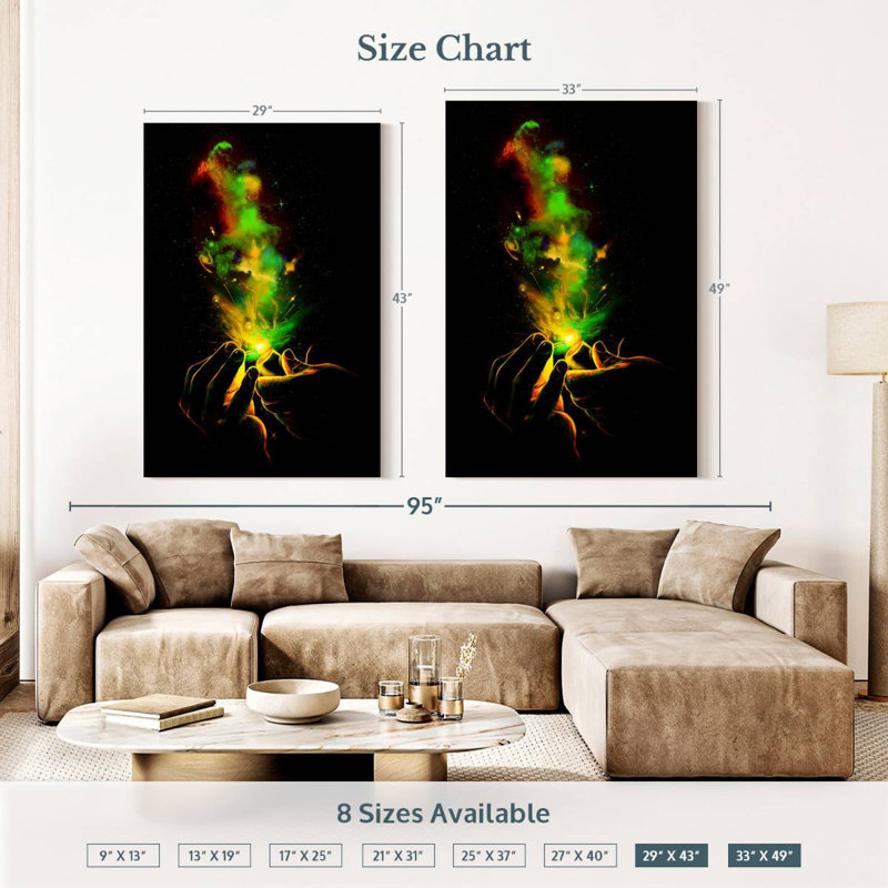 Light It Up, 48" H x 32" W