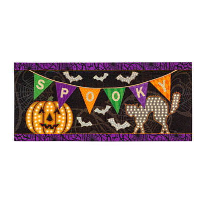 Lirael Non-Slip No Pattern Halloween Doormat