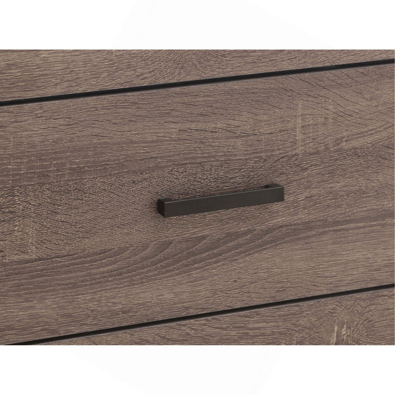 Rectangular 4-Drawer Chest, Oak