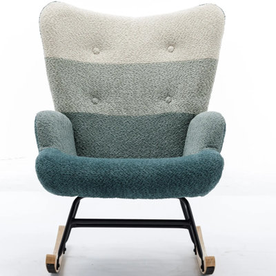 Chaise d'appoint Mid-Century Modern Patchwork