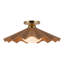 Furrow 16-in Red Semi-Flush Mount-1169661777-1169661783