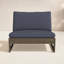 Chaise de terrasse avec coussins Louise-726736554
