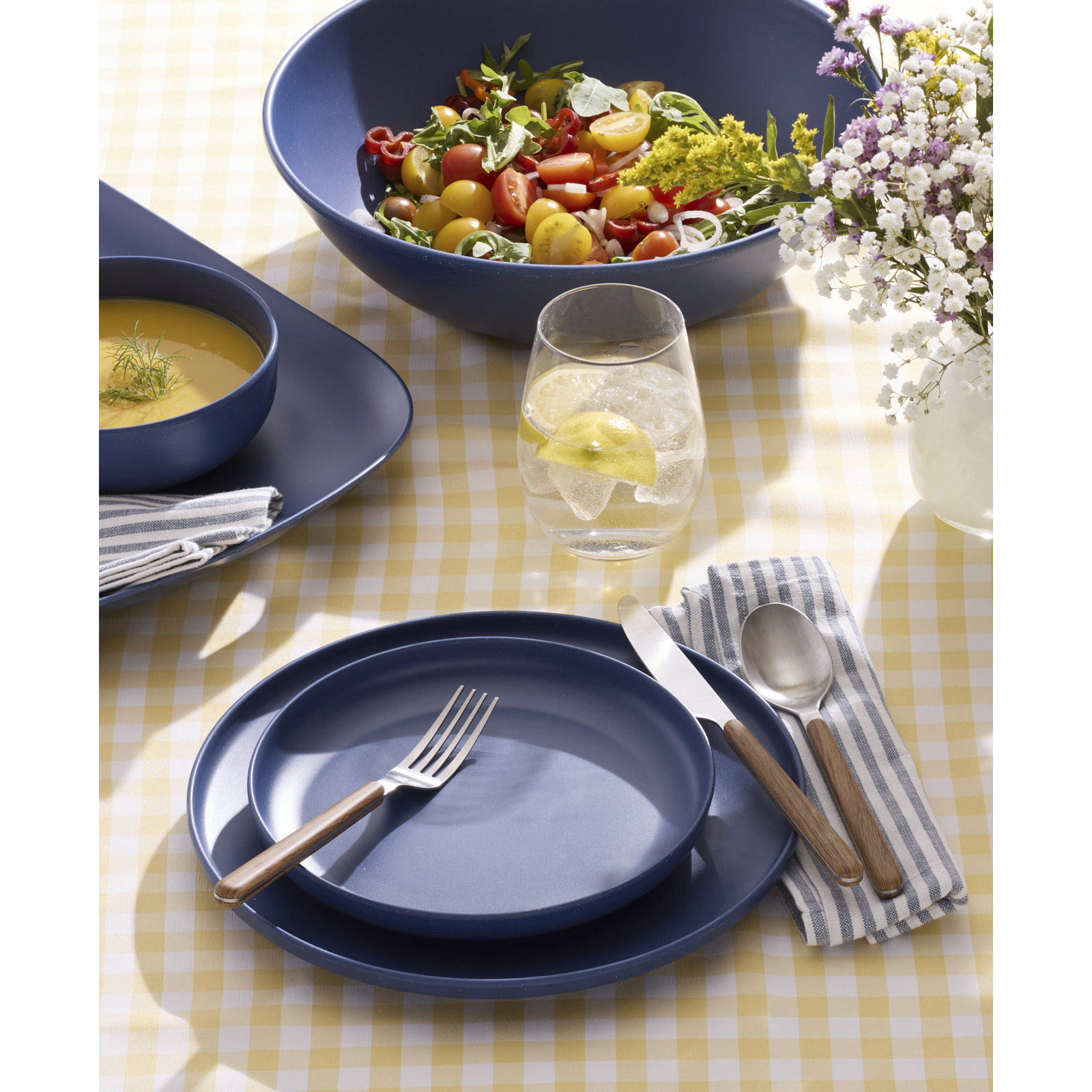 24/7 Outdoor Living 12-Piece Flatware Set, Wood