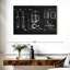 «Beer Compilation BW», reproduction sur toile-92279893