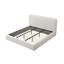 Lit plateforme tapissier Elora en chenille blanchie-836458438-838847659