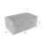 Berlare Upholstered Gray Corduroy Modular Singler Ottoman – Fully Compressed, No Assembly Required-1112021984