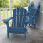 Chaise Adirondack pliable Hayfield en PEHD avec porte-gobelet résistant aux intempéries -2091441357