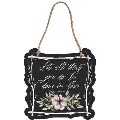 Wall Hanging Metal Twig Frame Let All