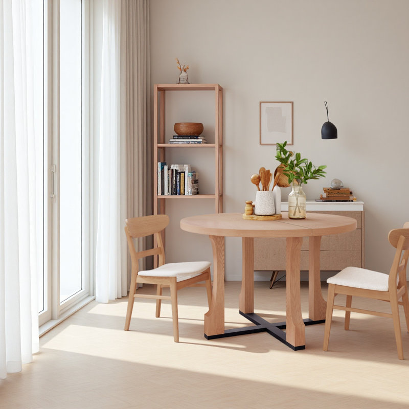 Table de salle à manger 48 ", Chêne
