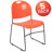 Gaea 880 lb. Capacity Ultra-Compact Stack Chair with Metal Frame-31020491-88916485