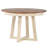 Carmavy Round Extendable Solid Wood Pedestal Dining Table-1777499329