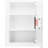 White Wall Safe With Biometric Feature - 120 Fingerprint Module, 2 Removable Shelves, And Solid Steel Construction For Maximum Security Treasures Construction, Adjustable Shelves