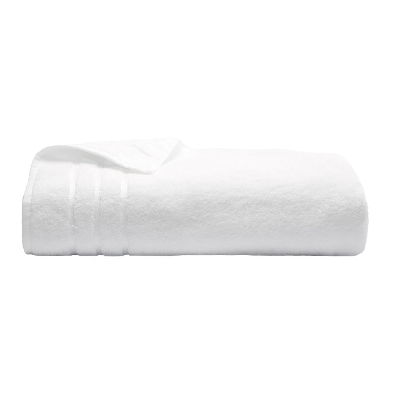 Cariloha - drap de bain extra lisse - Viscose - 40 po x 72 po - Onyx, Blanc