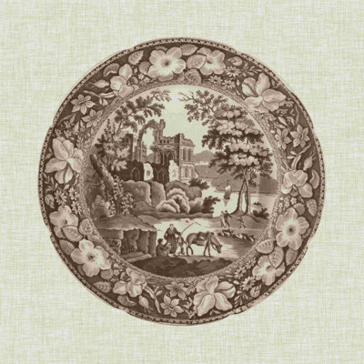 Sépia transfertware I