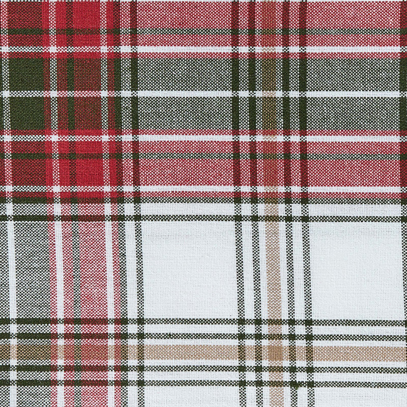  Ensemble de 4 serviettes de table Fraser, Carreaux rouges