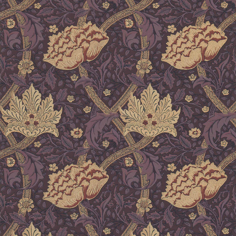 Windrush 10.05m x 52cm Matte Wallpaper Roll, Purple