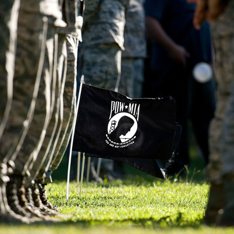 Ensemble de drapeaux en polyester 5 x 8 po Pow Mia