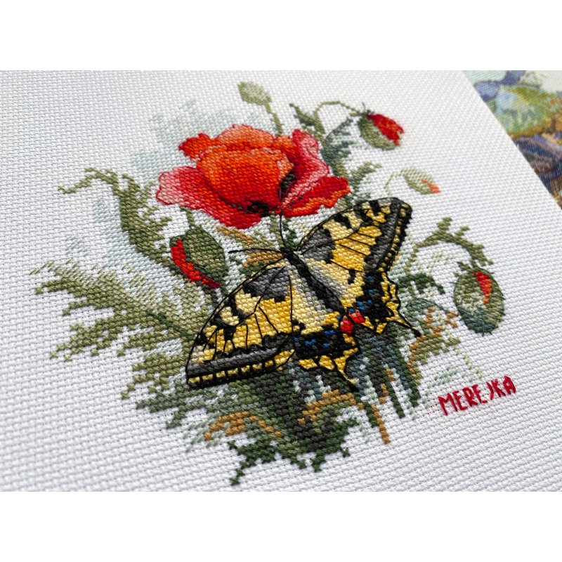 Ensemble de point de croix compté Summer Meadow par Merejka K-156