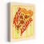 «Retro Pizza Lover», impression murale rétro-129897911