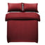 Microfiber Striped Bedding with Pillowcases-67711178-67711182