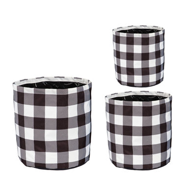 Ensemble de cache-pots en plastique 3 pièces