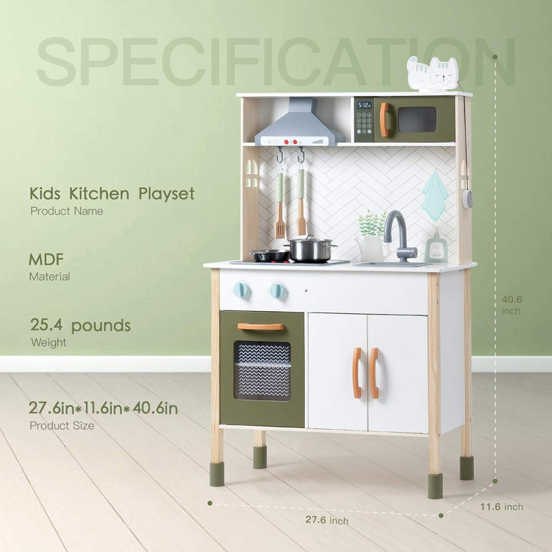 Preschool Kitchen Playset with Sound and Light