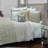 Treina Traditional Linen Damask Duvet Cover-19768055