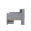 Lit de jour en bois avec 3 tiroirs, ports USB et bureau-292009041-292009047