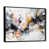 Toile avec cadre flottant noir