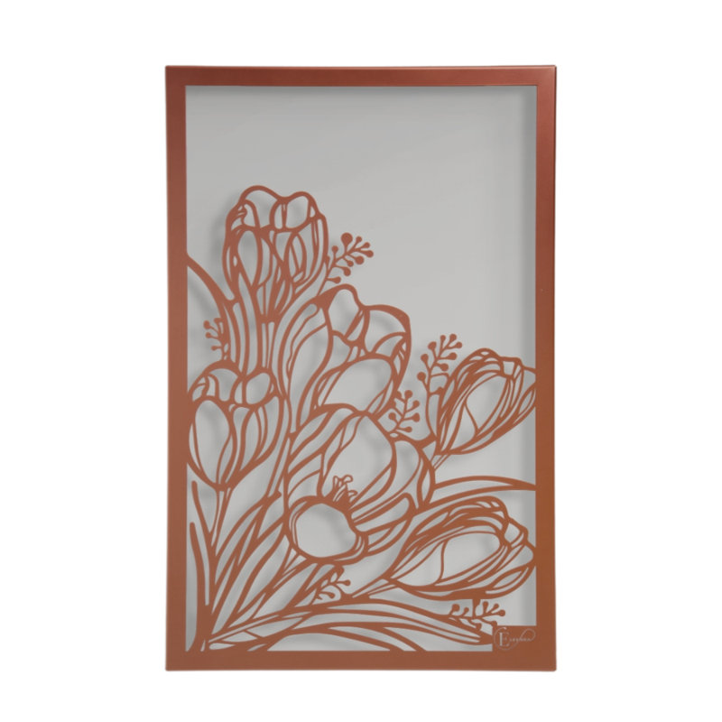 Wall Decor on Metal, Copper