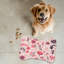 Pink Whimsies - Tapis d'alimentation en os 1 pièce