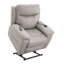 Fauteuil inclinable électrique en microfibre Chriki-1167380126