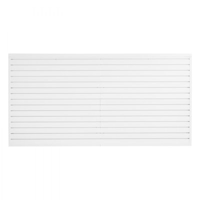 Panneau de lattes de garage en PVC 8 x 4 pi avec accessoires