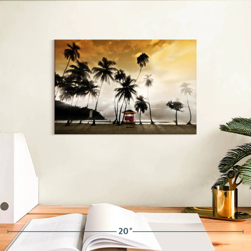 Gillard Maracas Beach Palms, H 8 po x l 12 po