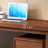 Nut-brown Rectangular Solid Wood desk-1731349638-1731349657