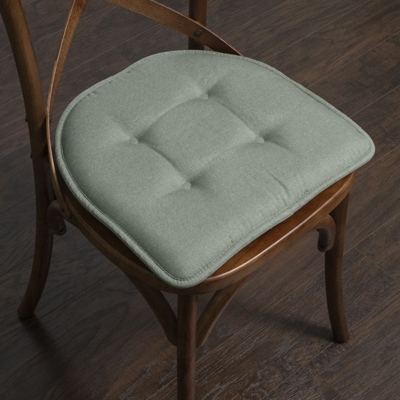 Solid U-Shaped Non-Slip Indoor Chair Cushion, Scuba, 6