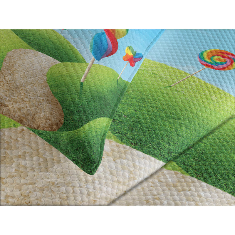 White Quilted Queen Bedspread Set with Pillow Shams