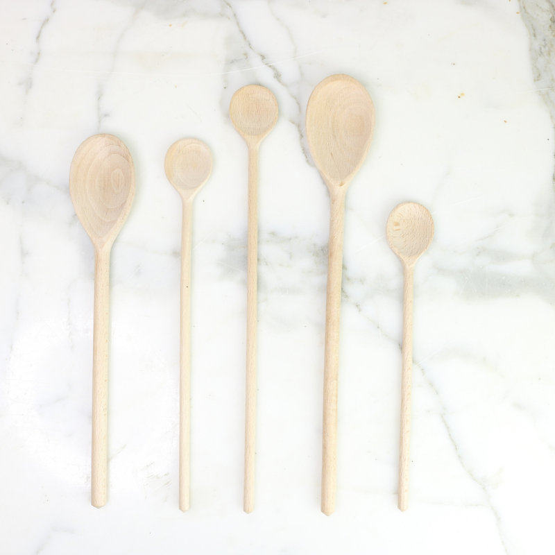 French Cooking Spoon Set - Beechwood