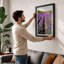 Lavender Fields Botanical - Framed Print-2129263948-2129263951