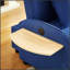 Fauteuil-lit polyvalent convertible 3 en 1 avec dossier réglable et table pliante pour petits espaces-103922823