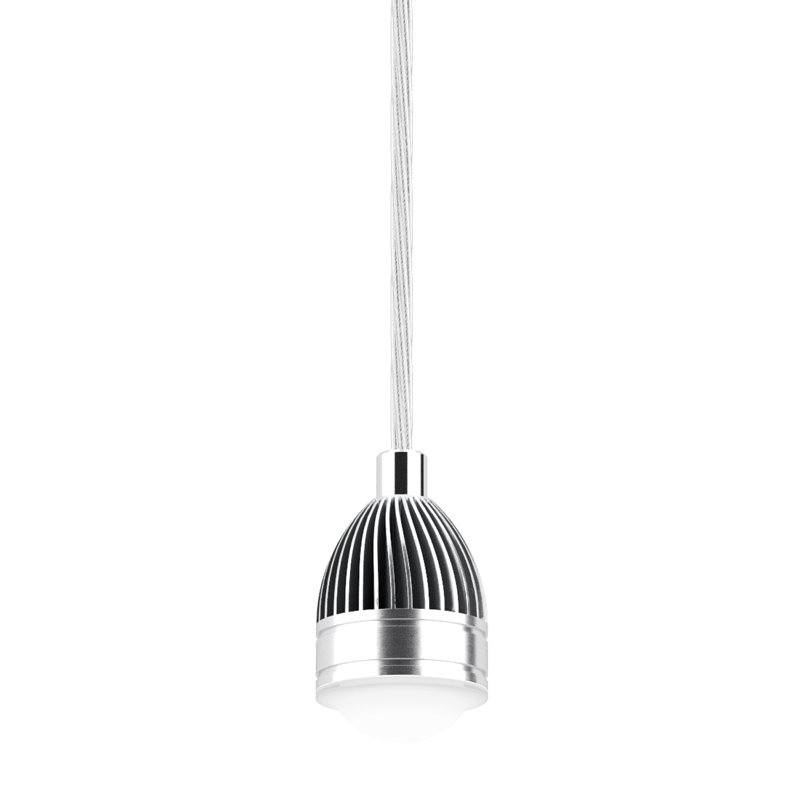 Casper 1 - Light LED Bell Pendant, Chrome